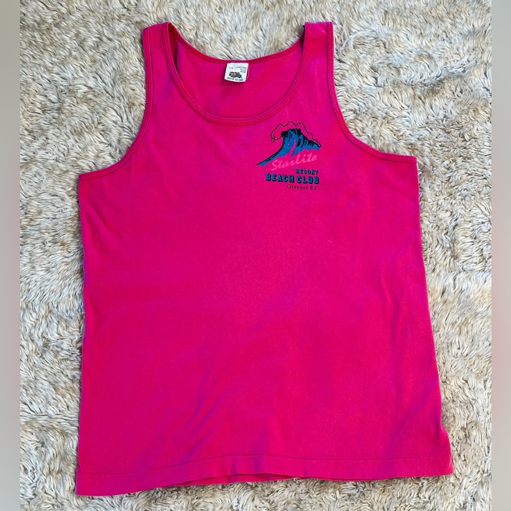 Men's Pink Tank Top